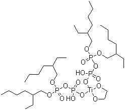 Di (dioctylpyrophosphato) ethylenetitanate 